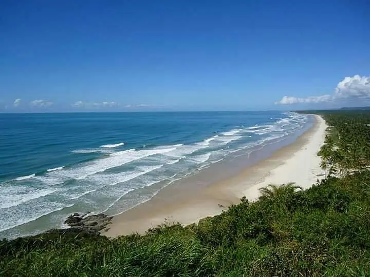Praia do Sargi vista da encosta